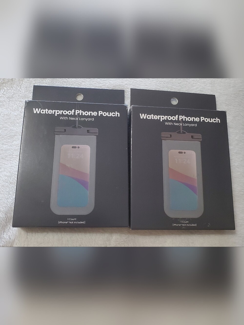 Waterproof Phone Pouch with Neck Lanyard